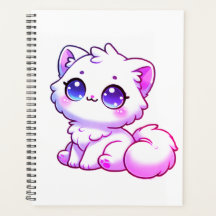 Planificador de Gatito Kawaii Lindo y Esponjoso