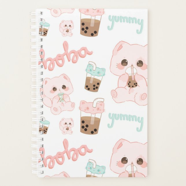 Planificador de gatitos de Kawaii (Anverso)