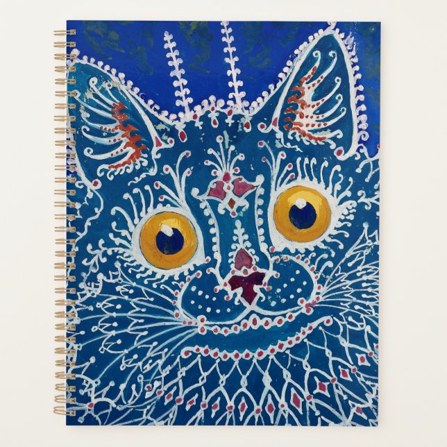 Planificador de gato azul (Anverso)