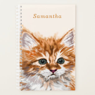 Planificador de gato para bebé con Personalizado S