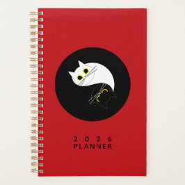 Planificador de Gatos Zen Yin Yang