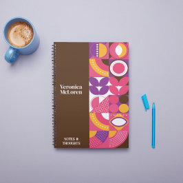 Planificador de Geometría Groovy 2026 – Diseño Per