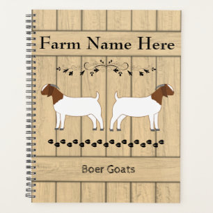 Planificador de granja de cabras Boer personalizad