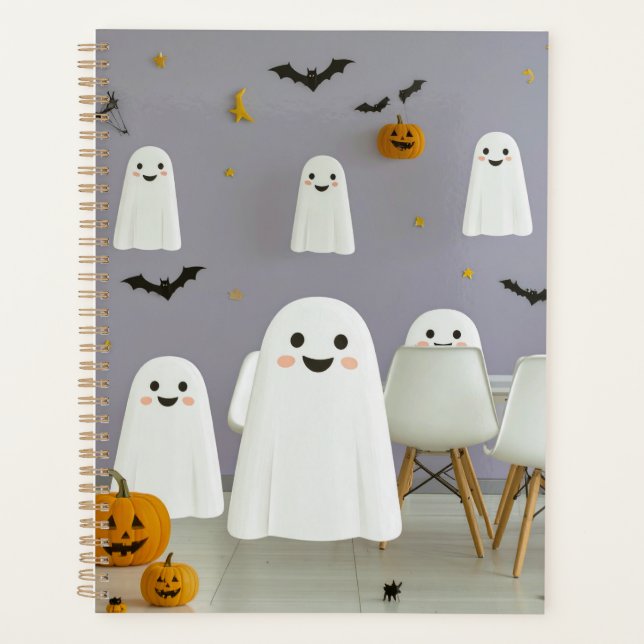 Planificador de Halloween espeluznante (Anverso)