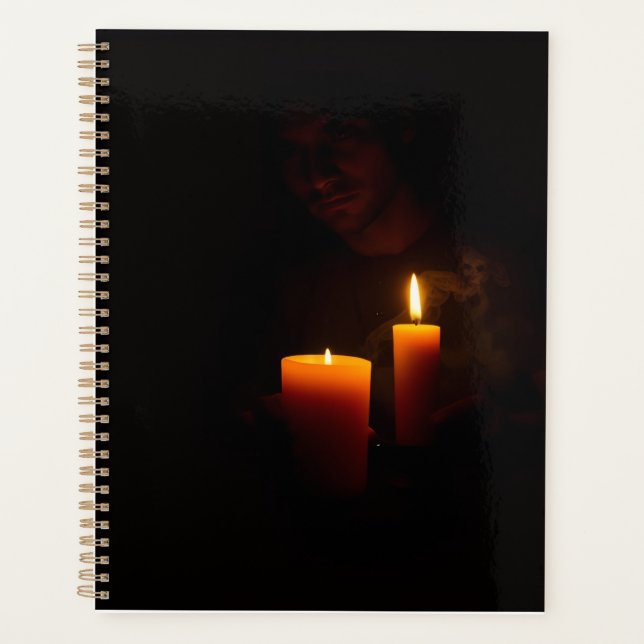 Planificador de Halloween Oscuro de Lujo 2026 (Anverso)
