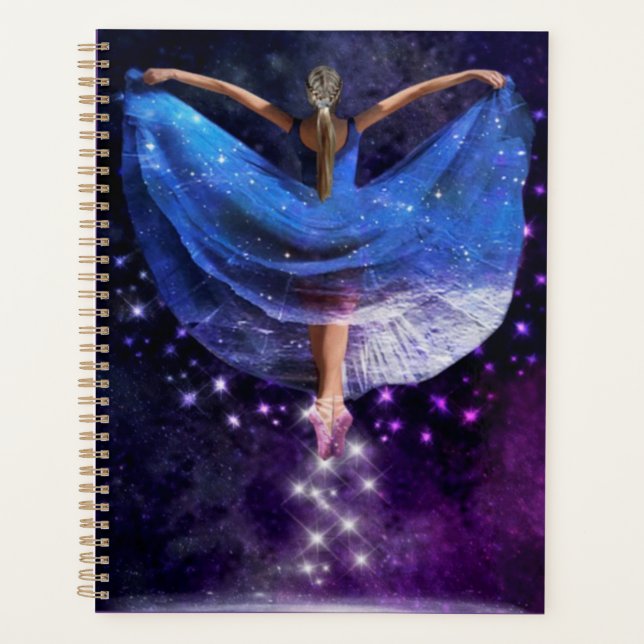 Planificador de ilustraciones de bailarines hermos (Anverso)