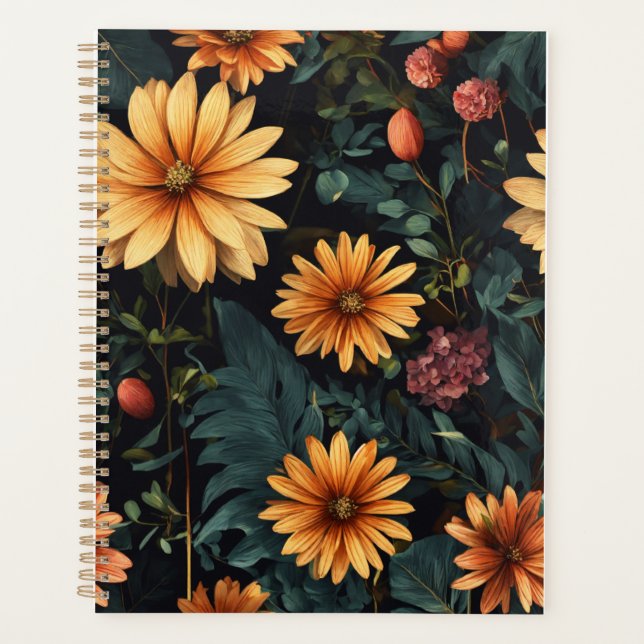 Planificador de impresión de flores (Anverso)