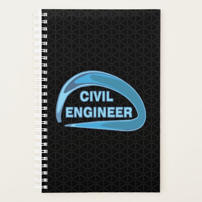 Planificador de Ingeniería Civil Azul (Anverso)