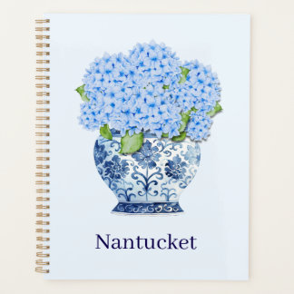 Planificador de jarrón de porcelana de Nantucket B