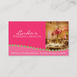 Planificador de la boda - tarjeta de visita