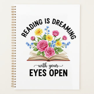 Planificador de lectura es soñar con los ojos abie