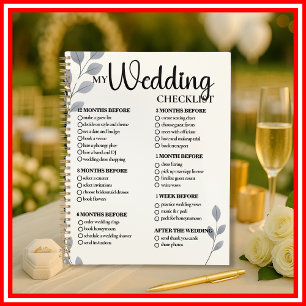 Planificador de lista de verificación de boda