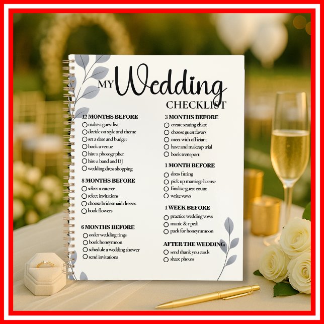 Planificador de lista de verificación de boda (Subido por el creador)