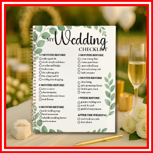 Planificador de Lista de Verificación de Boda Hoja