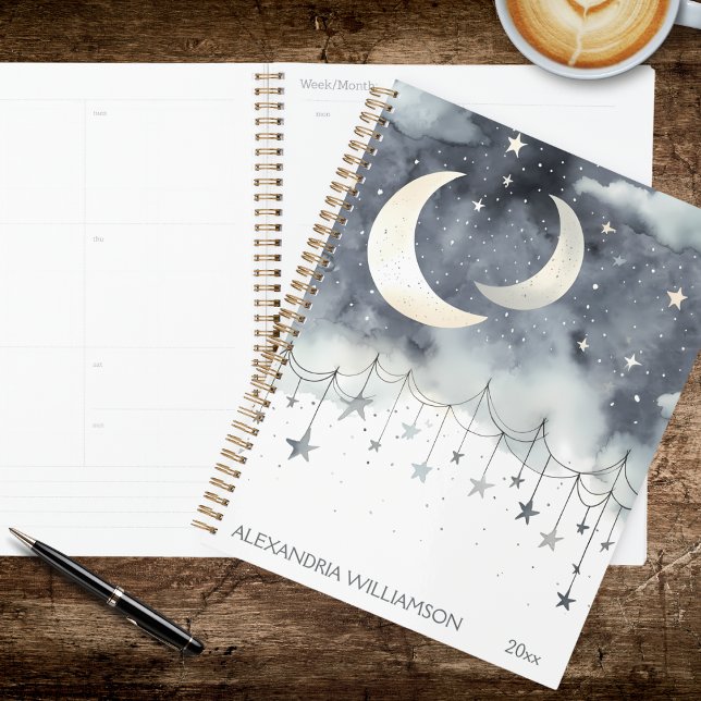 Planificador de lunas y estrellas boho (Subido por el creador)