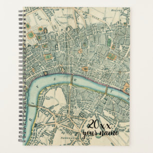 Planificador de mapas de Londres de época personal