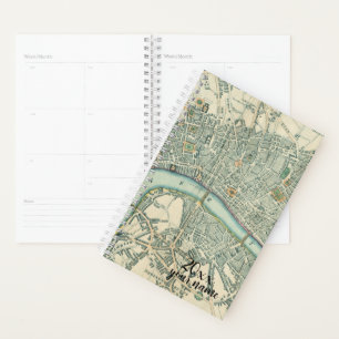 Planificador de mapas de Londres de época personal