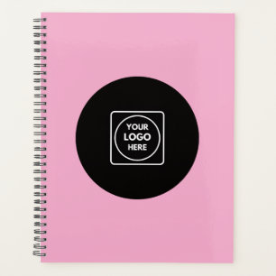 Planificador de marca con logotipo empresarial per