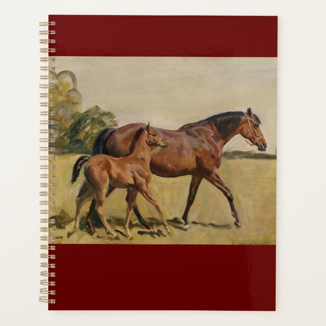 Planificador de Mare y Foal Munnings (Anverso)