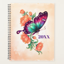Planificador de mariposa monarca personalizado 202