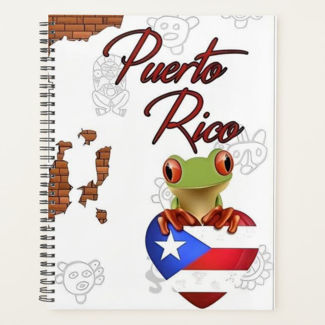 Planificador de Me encanta Puerto Rico  (Anverso)