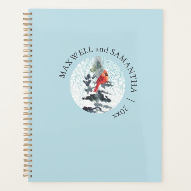 Planificador de Navidad Aquarela País de las Marav (Anverso)