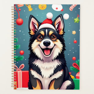 Planificador de Navidad para perros Sombrero de Sa