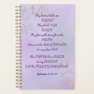 Planificador de negocios de acuarela de Dios