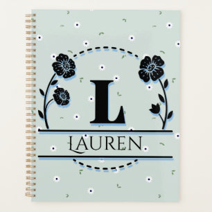Planificador de nombre L personalizado, planificad