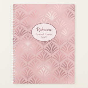 Planificador de nombre personalizado Art Deco Glam
