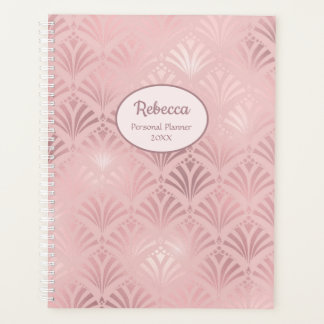 Planificador de nombre personalizado Art Deco Glam