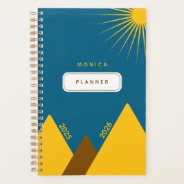 Planificador de nombre personalizado y año
