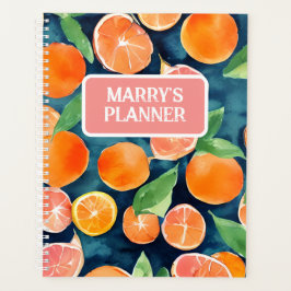 Planificador de nombres personalizados de naranjas