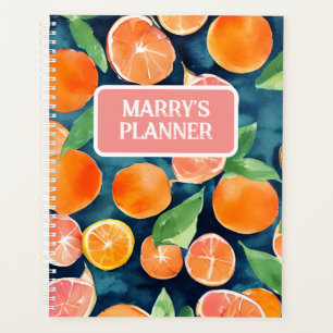 Planificador de nombres personalizados de naranjas