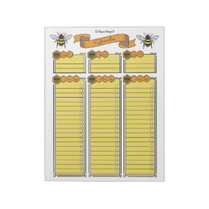 Planificador de objetivos Reina Abeja Libreta de n