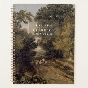 Planificador de paisaje de arte fino vintage