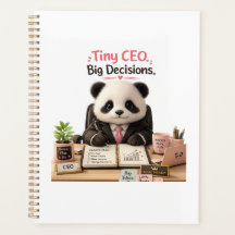 Planificador de Panda Bebé Divertido CEO Pequeño G