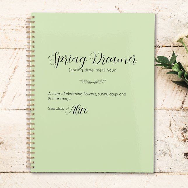 Planificador de Pascua de Conejo de Crema de Lima (Lime Cream Easter Bunny Planner)