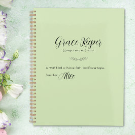 Planificador de Pascua Grace Keeper - Tapa de crem
