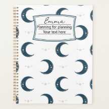 Planificador de Patrón Lunar Personalizado 8.5x11