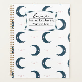 Planificador de Patrón Lunar Personalizado 8.5x11