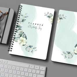 Planificador de Personalizable floral neutro mínim