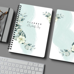 Planificador de Personalizable floral neutro mínim