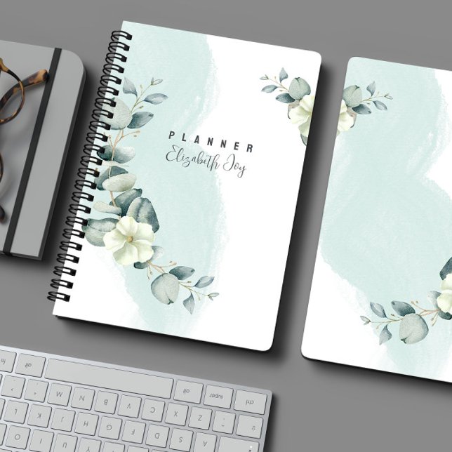 Planificador de Personalizable floral neutro mínim (Subido por el creador)