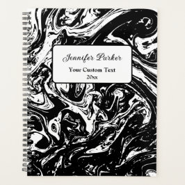 Planificador de Personalizado de estilo de mármol