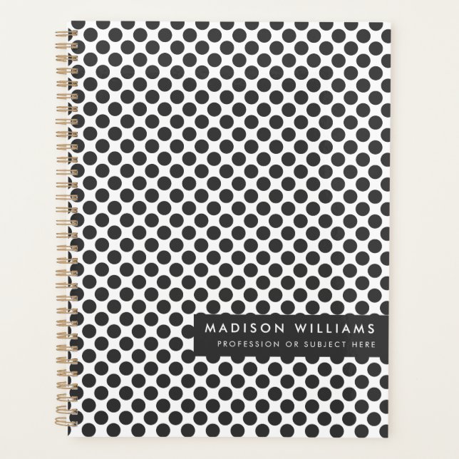 Planificador de punto moderno mínimo (Anverso)