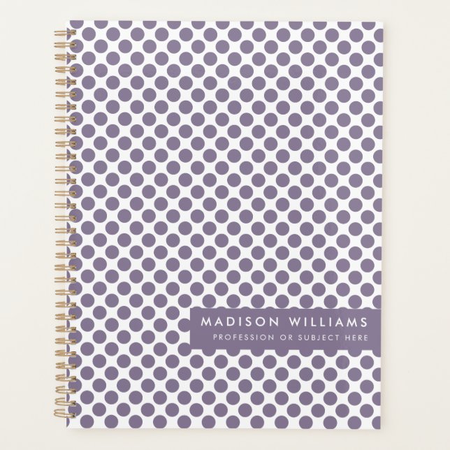 Planificador de punto moderno mínimo (Anverso)