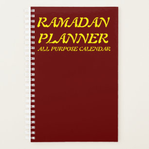 Planificador de Ramadan Pequeño (5,5" x 8,5") Pla