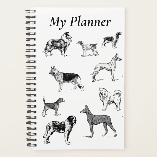 Planificador de razas de perros (Anverso)