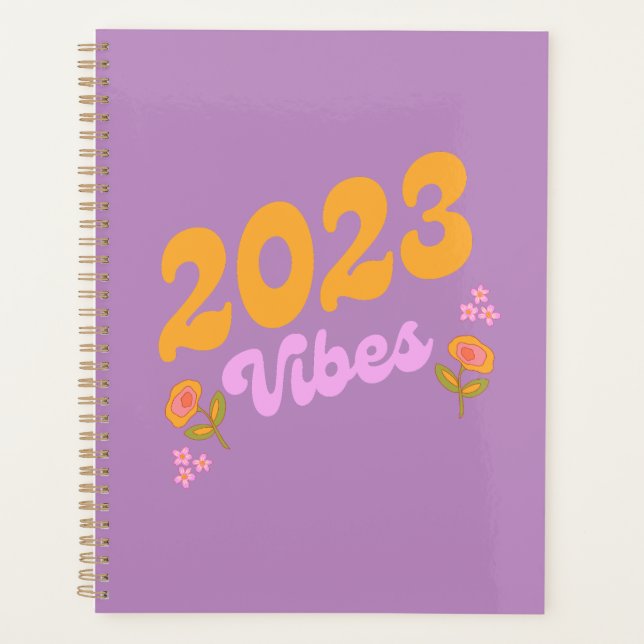 Planificador de Retro Vibes 2023 (Anverso)